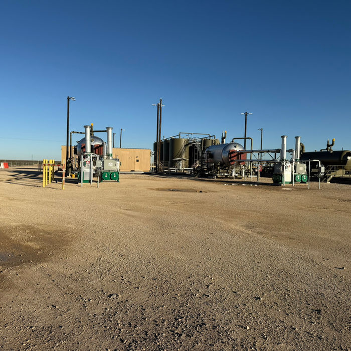 Oil and gas processing facility