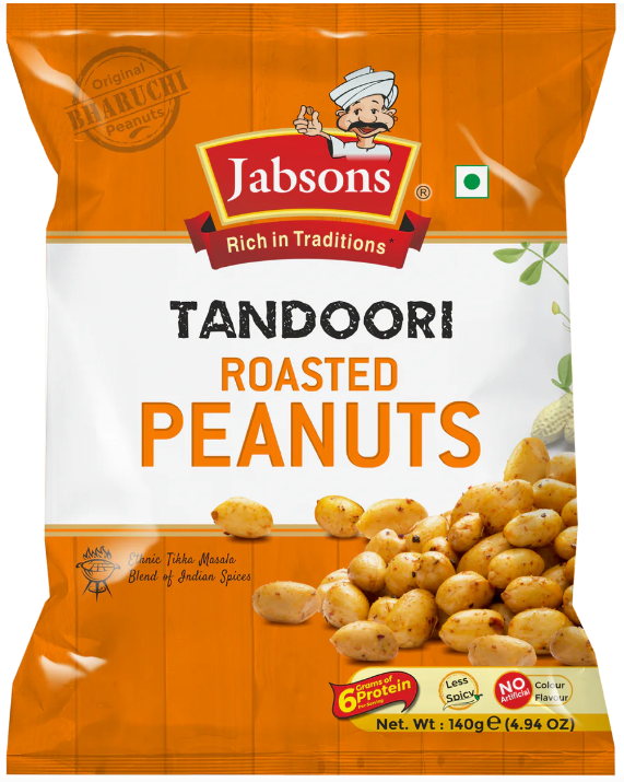 Thumbnail: Jabsons Roasted Peanuts 1 x 140g