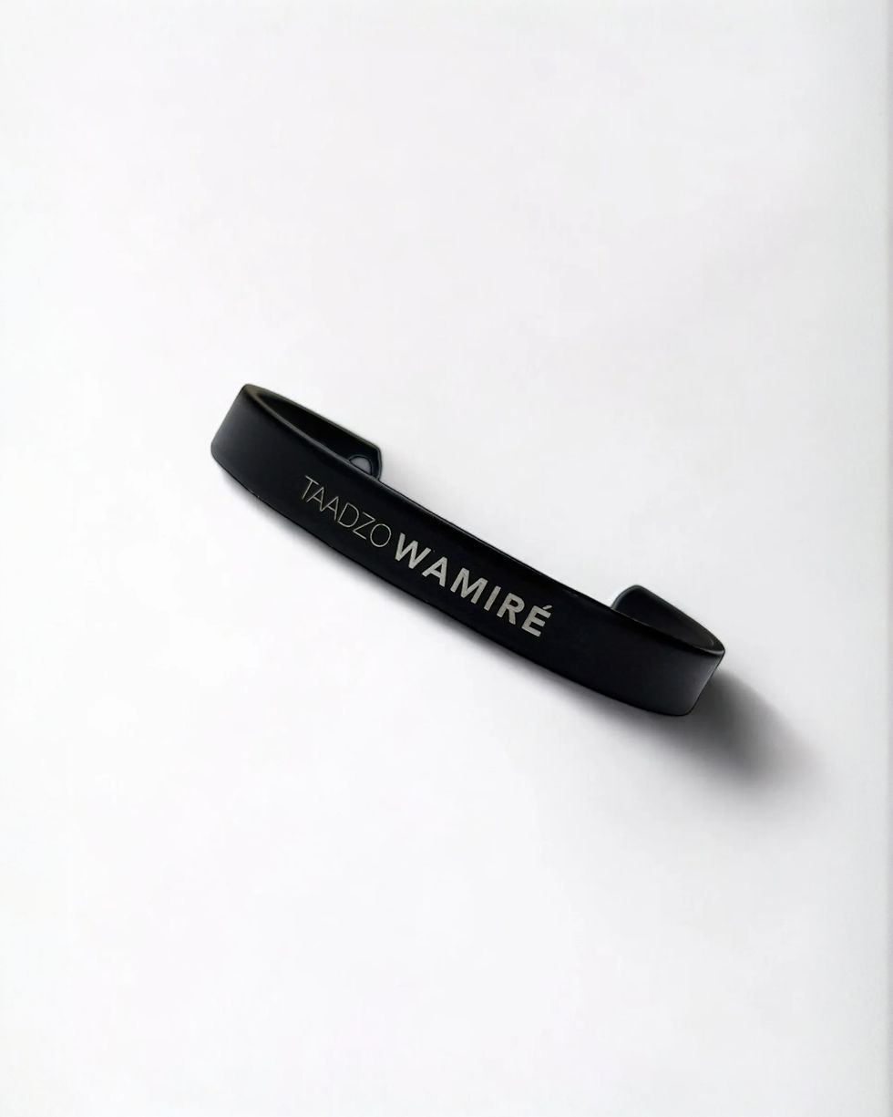 Black bracelet for men
