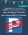 Downham Market Town Hall Car Park Closure
