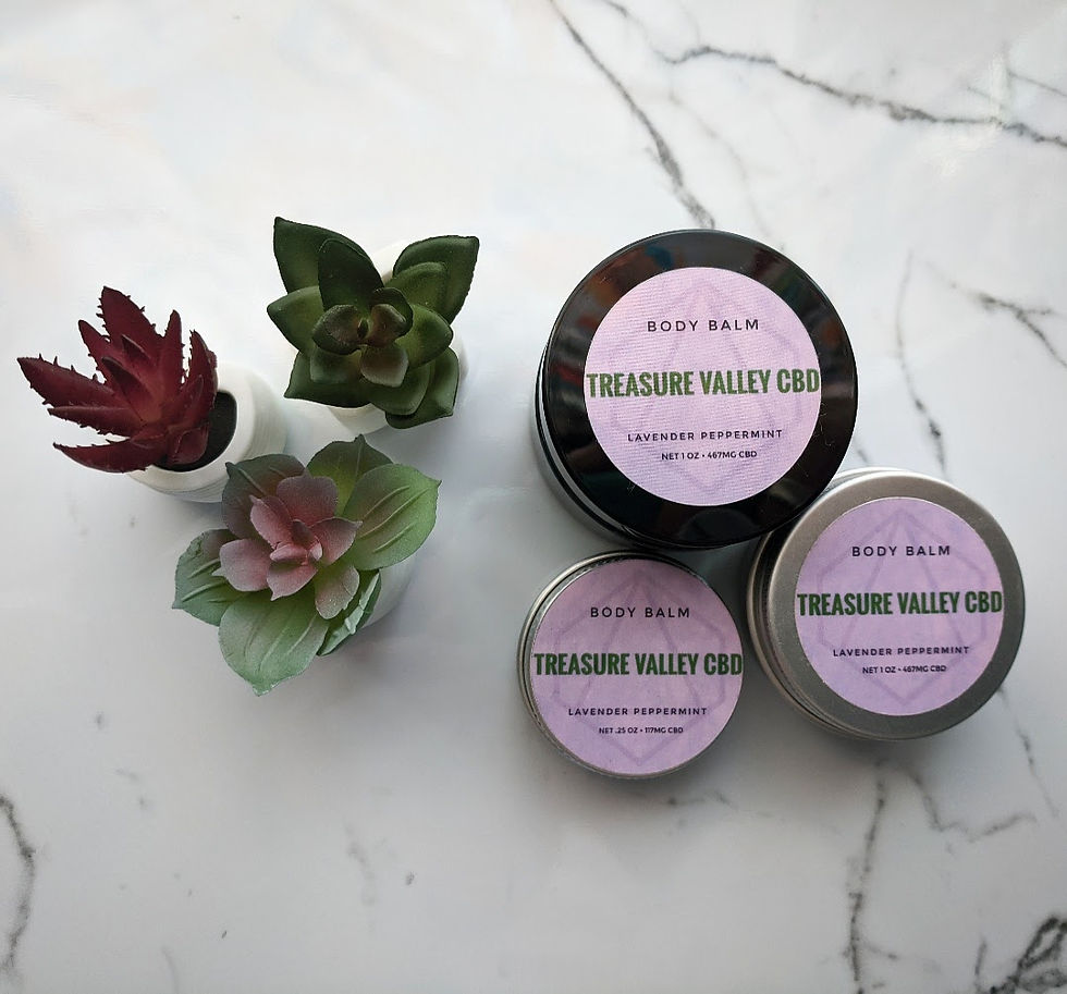 CBD Body Balm | Lavender + Peppermint • 1 oz 