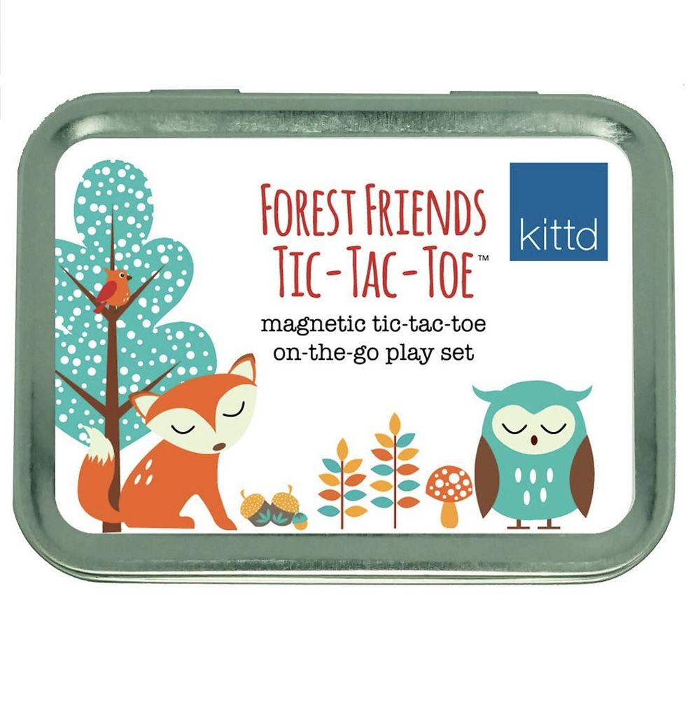 Mini Magnetic Games | Forest Friends Tic Tac Toe 