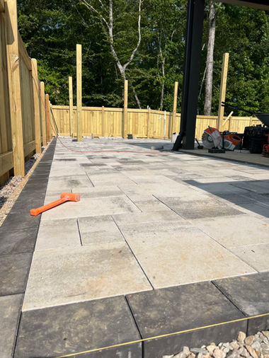 Paver patio
