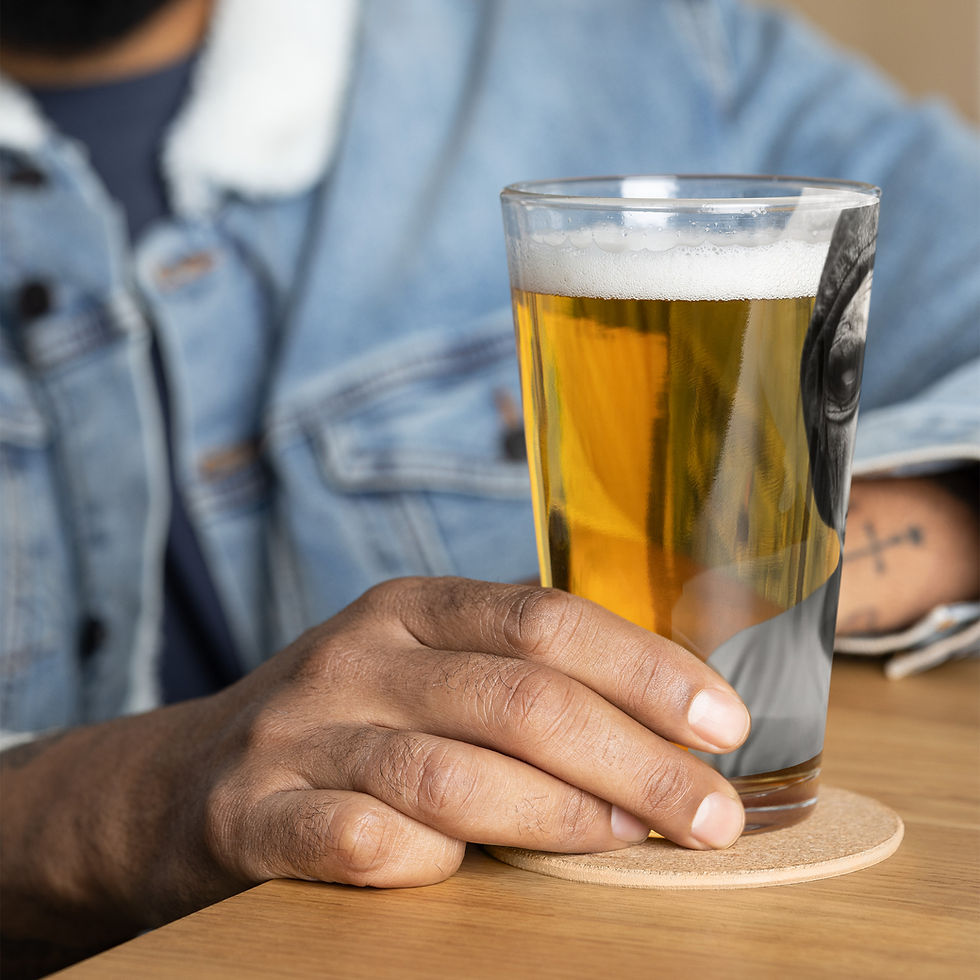 Miniatura: Bowery Boy Cropsey Shaker pint glass