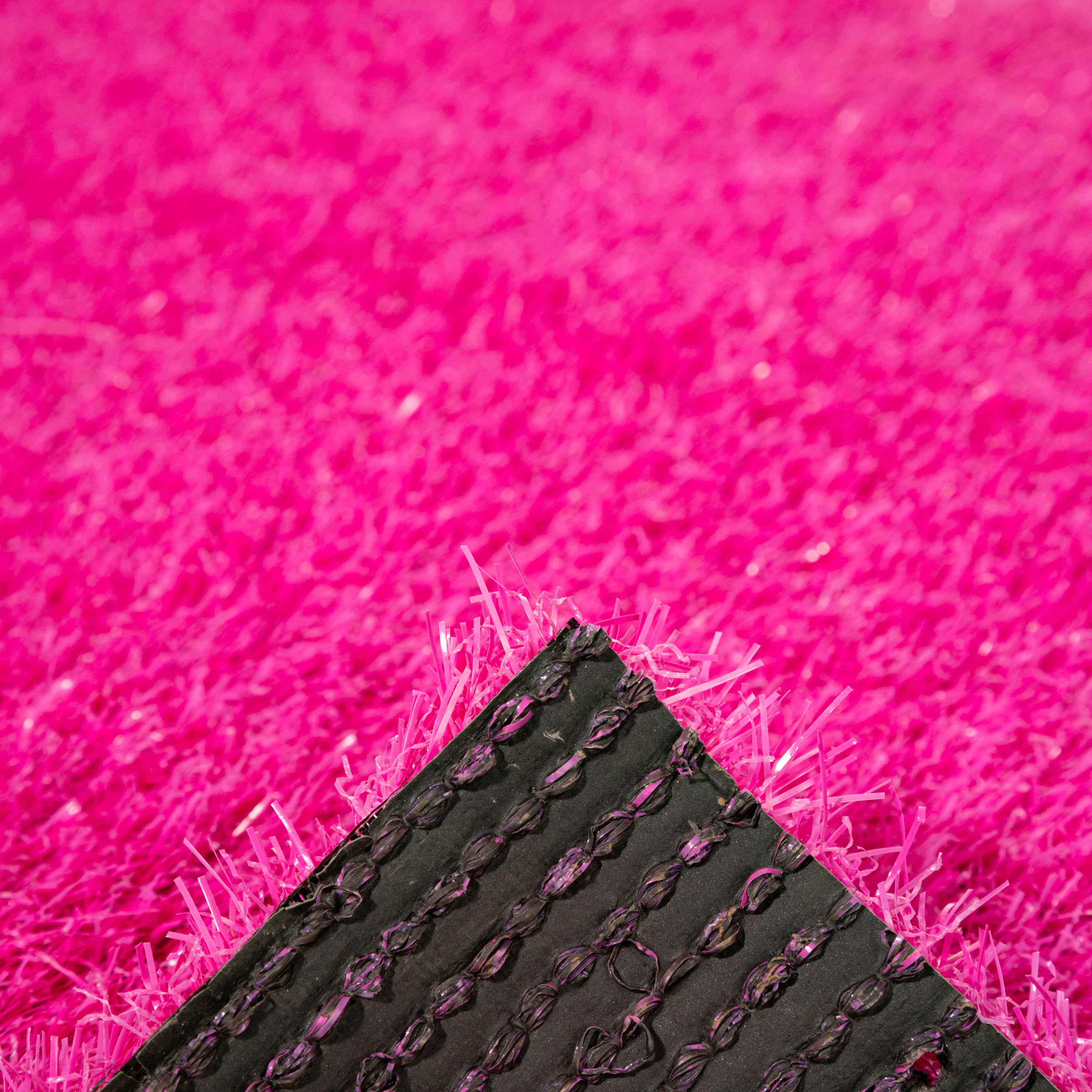 Grama Sintética ColorDecor Rosa 20mm Rolo de 1 x 1 metro