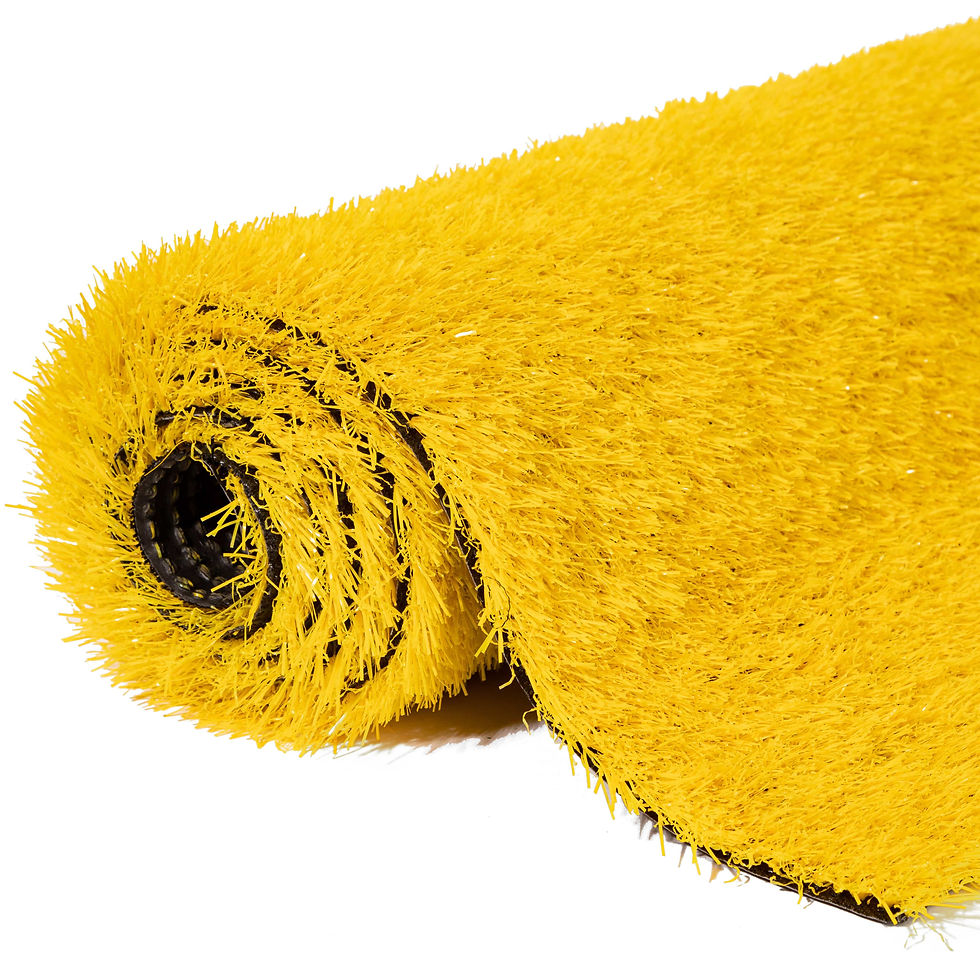 Miniatura: Grama Sintética ColorDecor Amarelo 20mm por metro quadrado