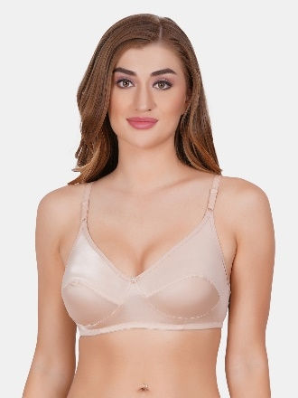 Thumbnail: Plain Lycra Cotton Sports Bra | Komal Touch