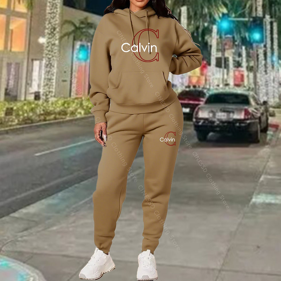 Thumbnail: Hoodies Women Pants Sets Sweatshirt And Sweatpant Full Outfit Spring Autumn Loos