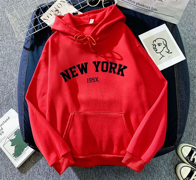Thumbnail: Hoodie Europe and America Sweatshirts for Women New York Letter y2k Autumn Winte