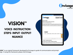 The VISIONâ„¢ AI Prompt Framework: A Strategic Approach to Prompting at Scale