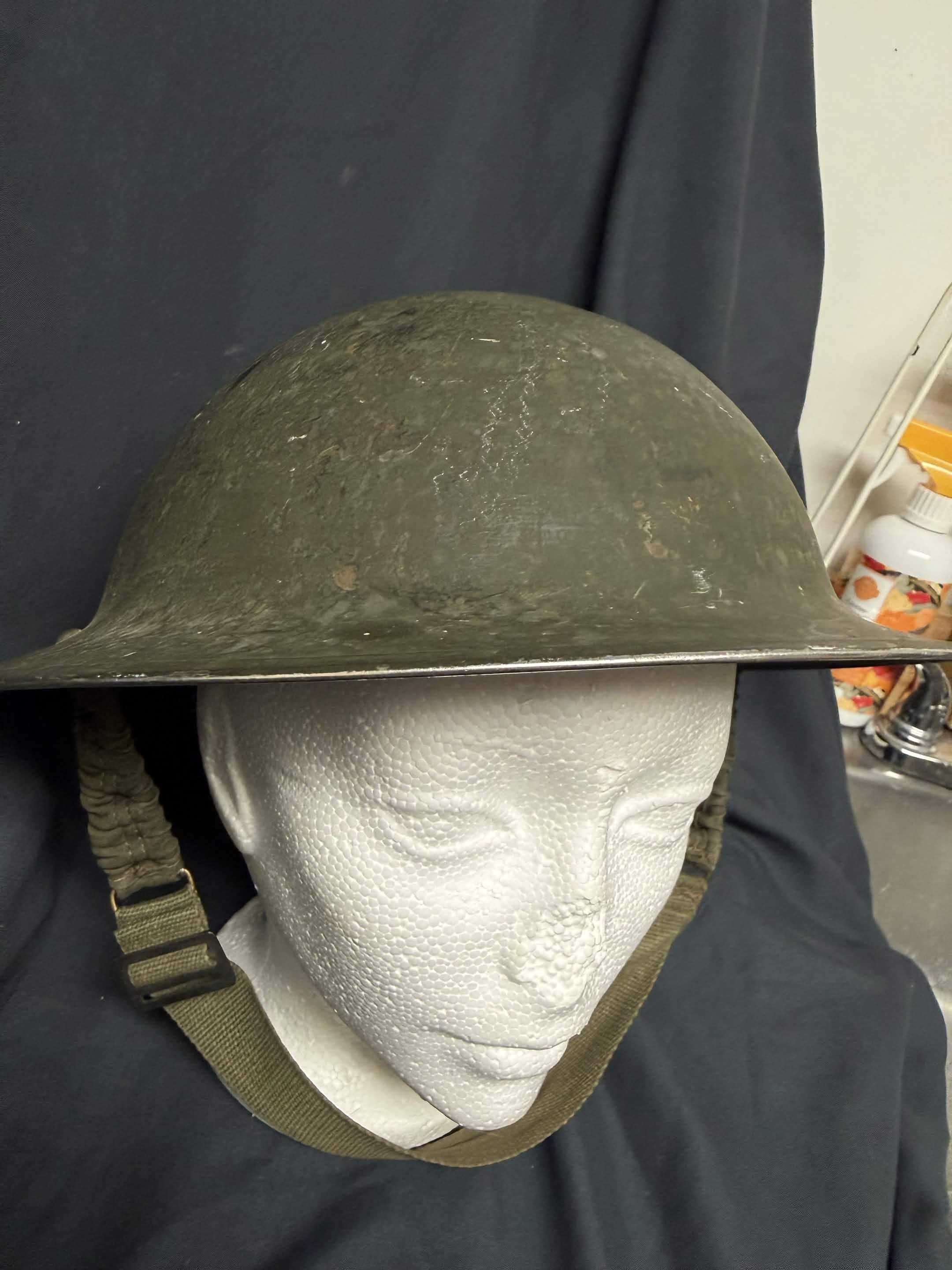 Casque canadien Mk II 1942/43 WWII | Canadian Mk II Helmet 1942/43 complete