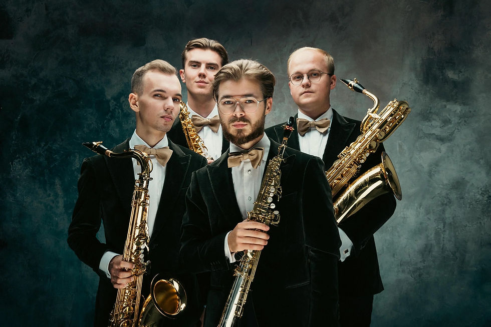 PREMIERE OF CONTRAPUNCTUS I FOR SAXOPHONE QUARTET AND PERCUSSION
