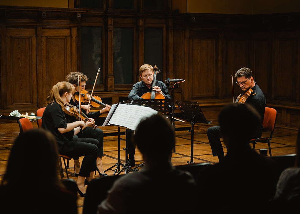 PREMIERE OF AD INTRA FOR STRING QUARTET