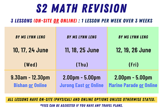 SG Physics, Chemistry, Math S2 Math Jun Hol Schedule.png