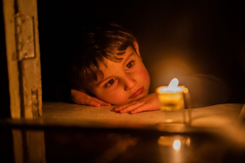 Child in Artsakh during blockade
