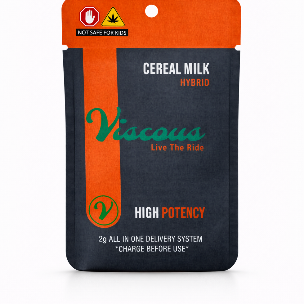 Viscous Cereal Milk Hybrid 2G Disposable, Cereal Milk device, Cereal Milk packaging, Cereal Milk lifestyle