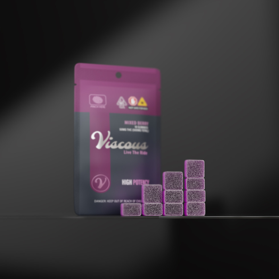 Mixed Berry Gummies, plant-based, smooth and uplifting edible