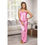Thumbnail: Ladies Satin Cami Trouser Set