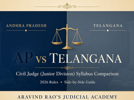 AP vs Telangana JCJ Syllabus 2026: Common Core, Extra Subjects, and a Dual-Prep Plan