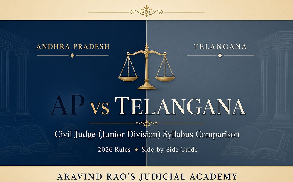AP vs Telangana JCJ Syllabus 2026: Common Core, Extra Subjects, and a Dual-Prep Plan