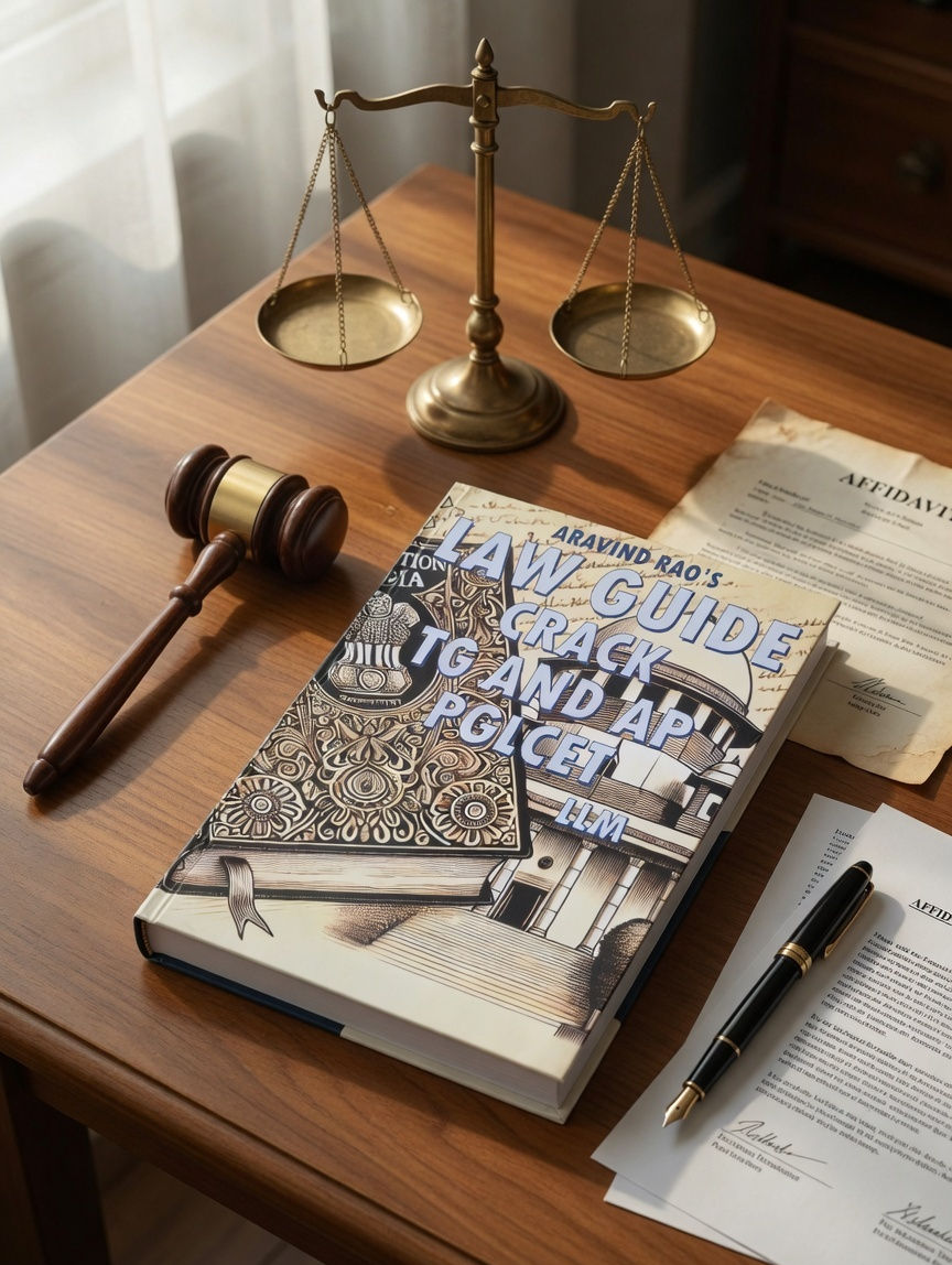 Thumbnail: Aravind Rao's Law Guide to Crack TG & AP PGLCET LLM Entrance Exam 