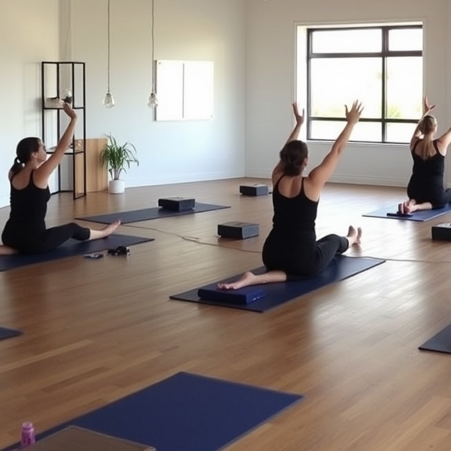 Educational imagery for a specialized pelvic floor pilates workshop.