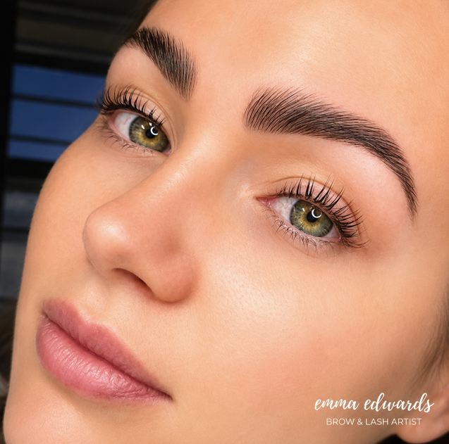 Korean lash lift and brow lamination treatment