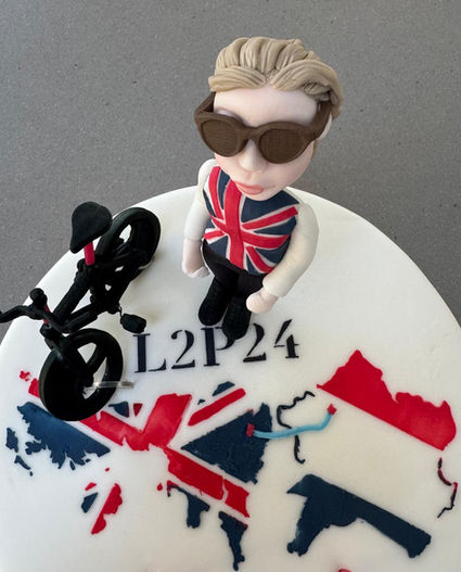 Bike ride Cake
