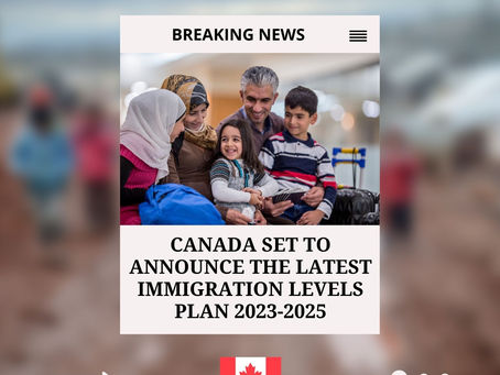 Canada is about to release its most recent Immigration Levels Plan for 2023–2025.