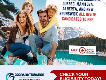 Ontario, British Columbia, Quebec, Manitoba, Alberta, and New Brunswick all invite candidates to PNP
