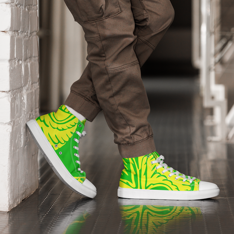 Thumbnail: Men’s high top canvas shoes