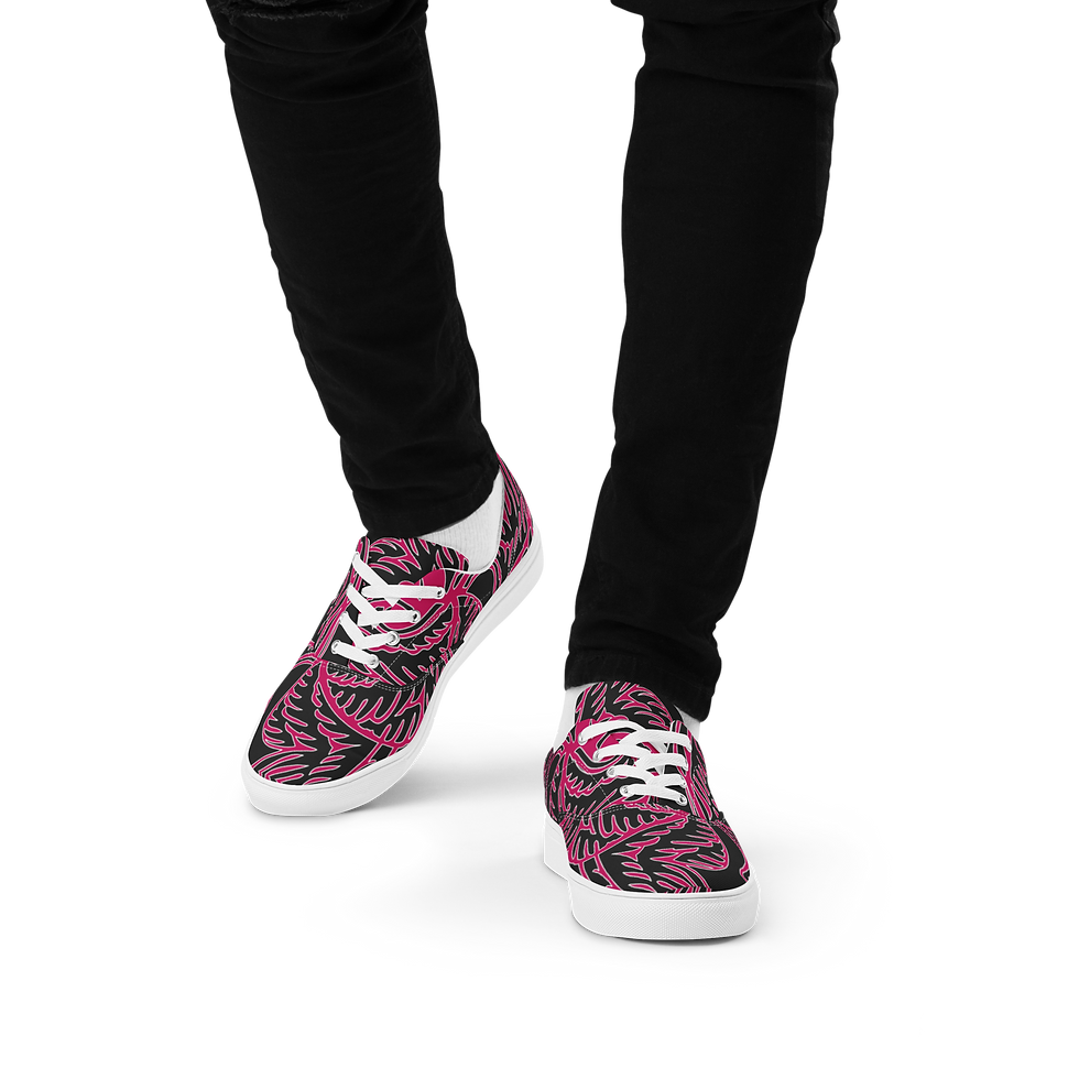 Thumbnail: Men’s lace-up canvas shoes