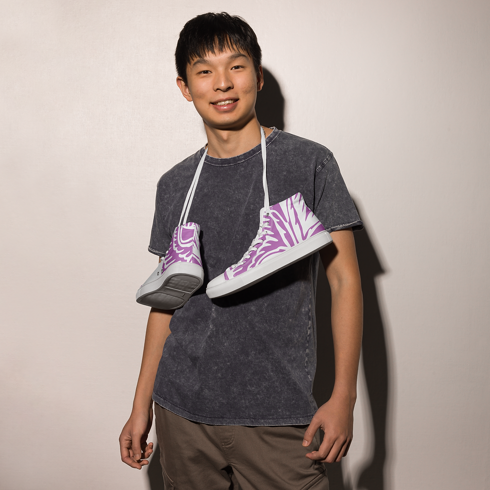 Thumbnail: Men’s high top canvas shoes