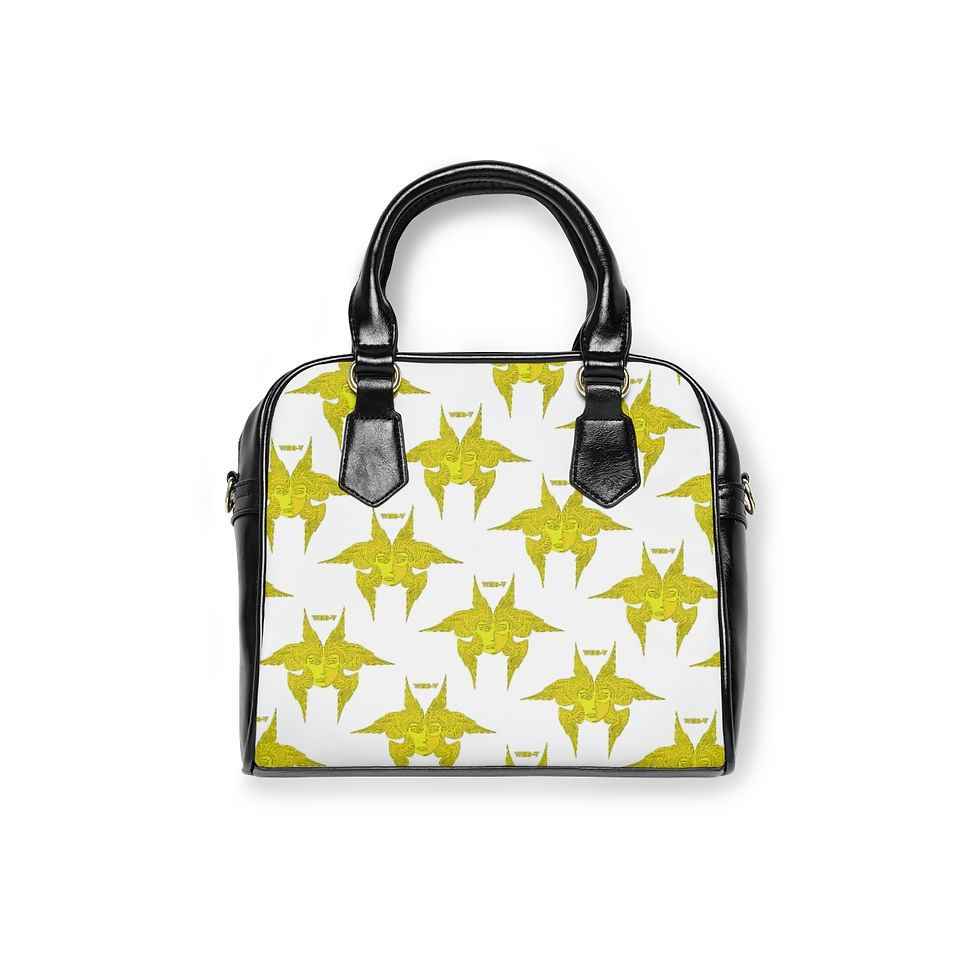 Thumbnail: Yellow and Gold  Shoulder Handbag