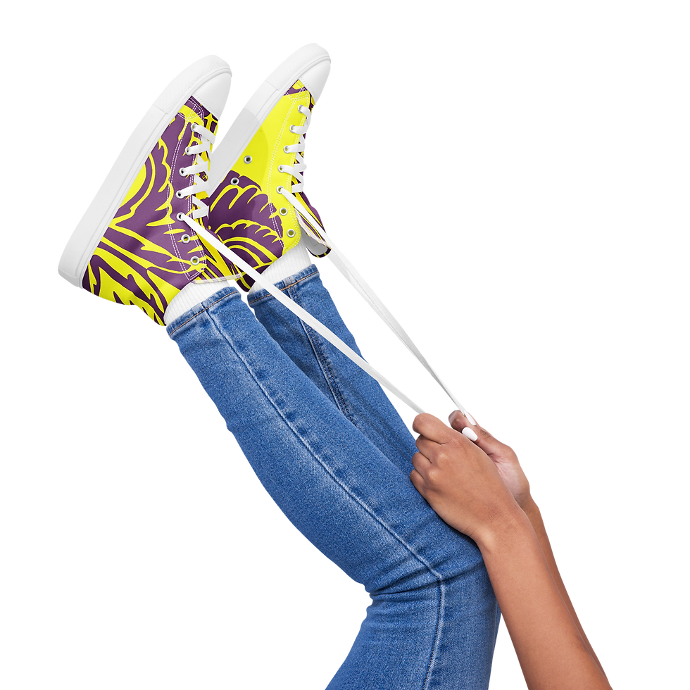 Thumbnail: Women’s high top canvas shoes