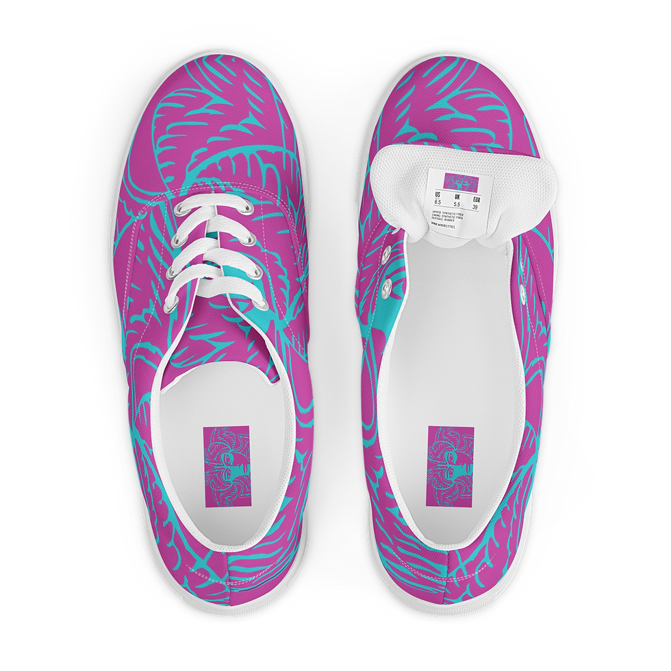 Thumbnail: Men’s lace-up canvas shoes