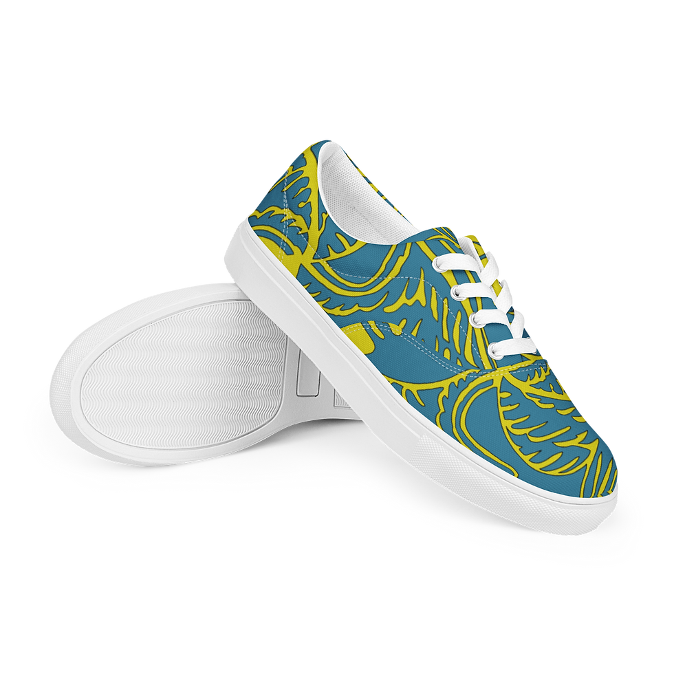 Thumbnail: Men’s lace-up canvas shoes