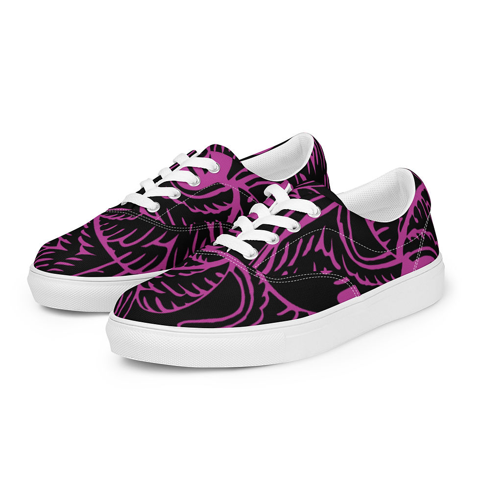 Thumbnail: Women’s lace-up canvas shoes