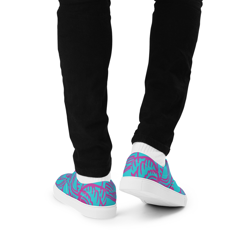 Thumbnail: Men’s lace-up canvas shoes