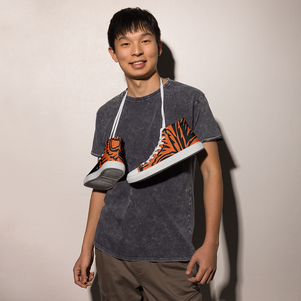 Thumbnail: Men’s high top canvas shoes