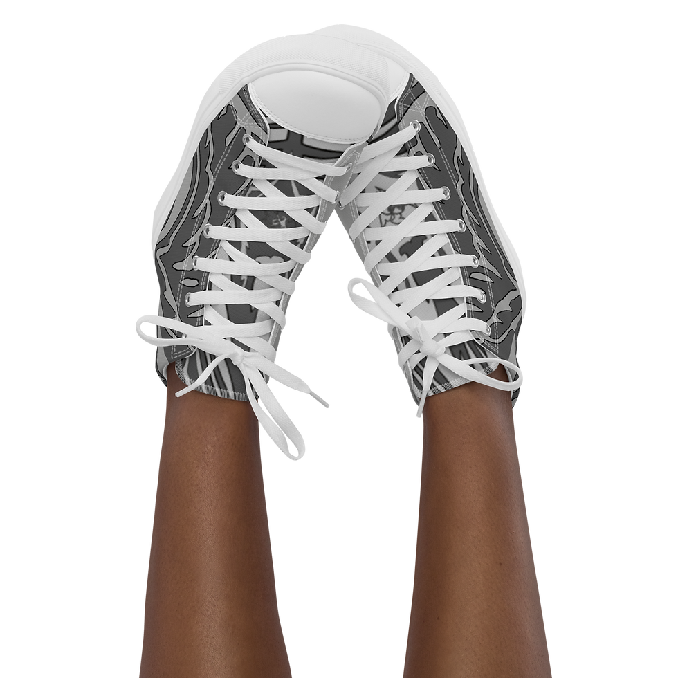 Thumbnail: Women’s high top canvas shoes