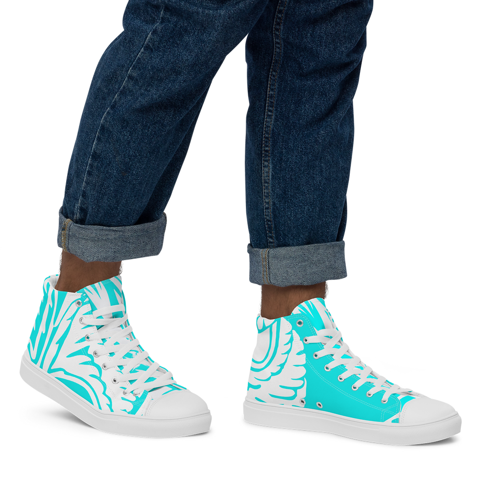 Thumbnail: Men’s high top canvas shoes