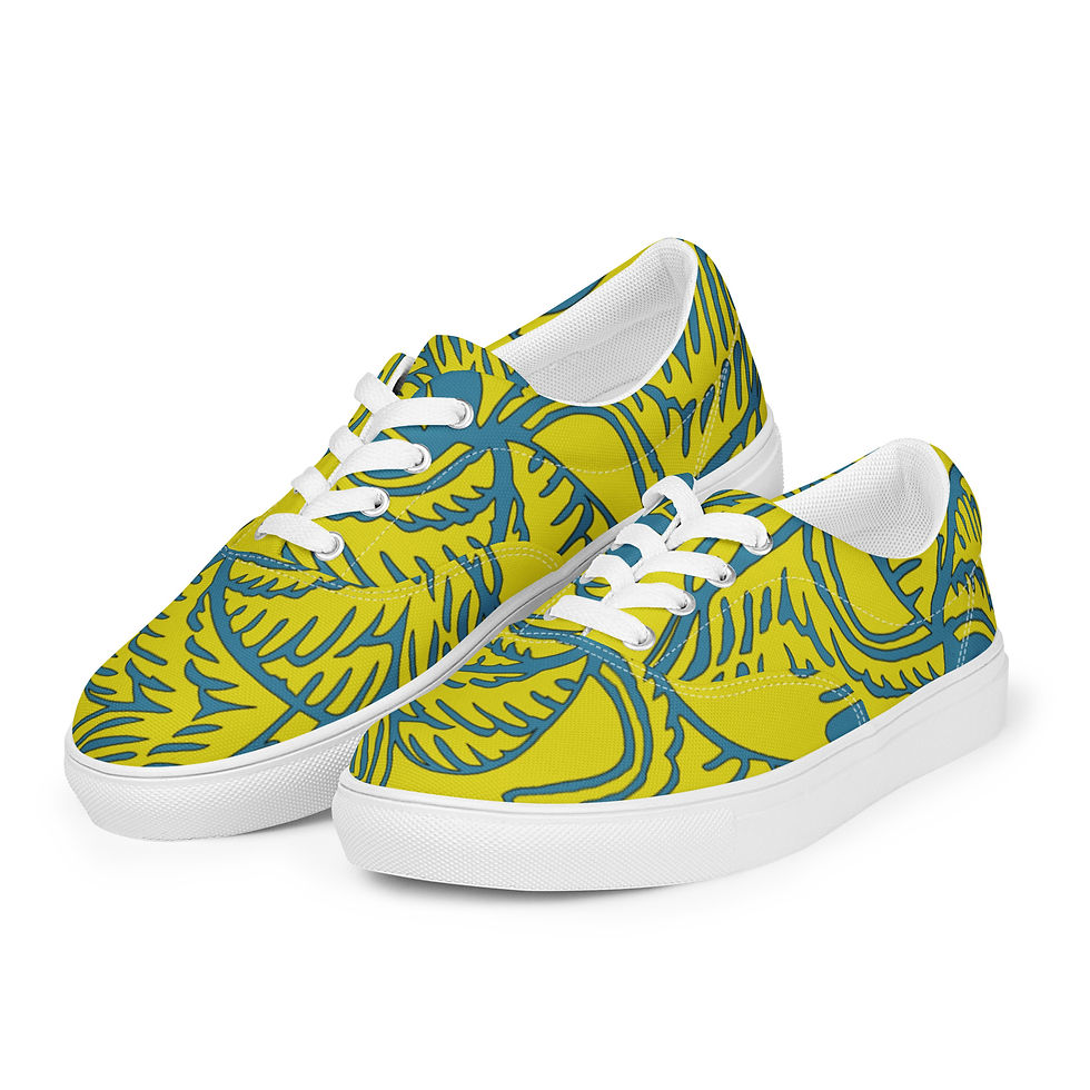 Thumbnail: Women’s lace-up canvas shoes