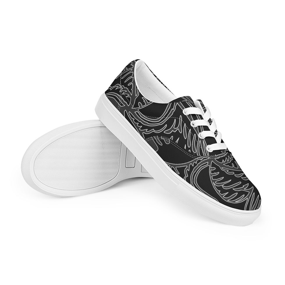 Thumbnail: Women’s lace-up canvas shoes