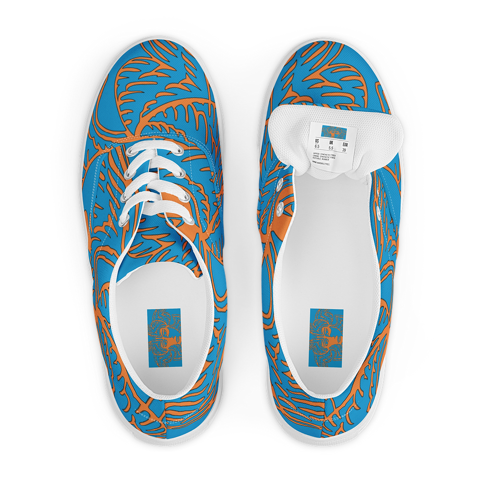 Thumbnail: Men’s lace-up canvas shoes