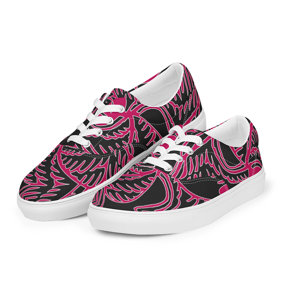 Thumbnail: Women’s lace-up canvas shoes