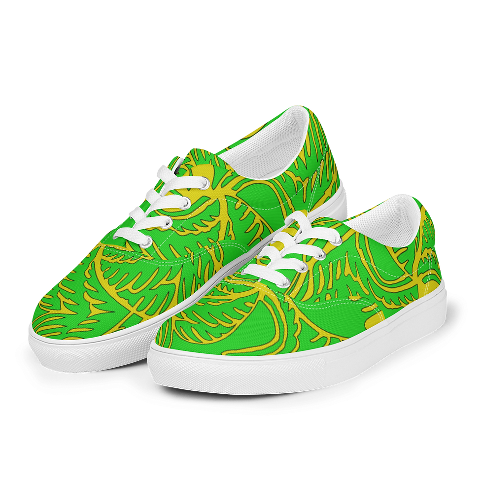 Thumbnail: Men’s lace-up canvas shoes
