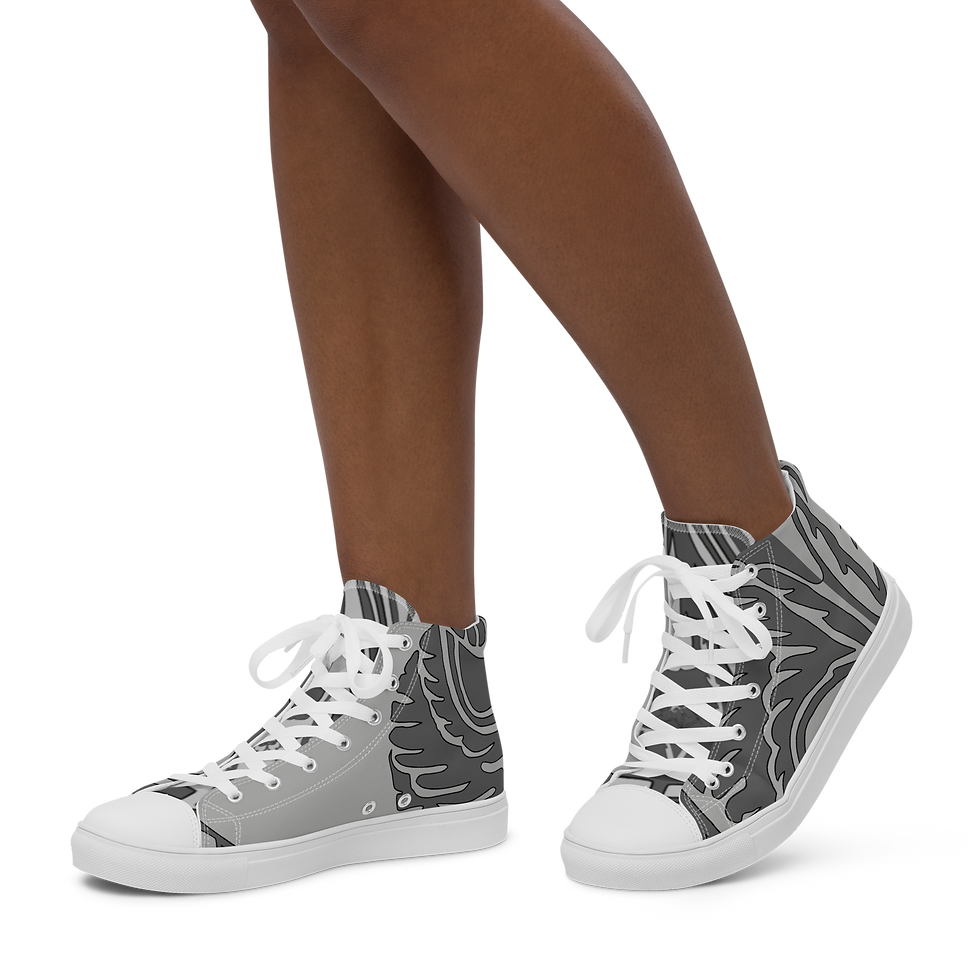 Thumbnail: Women’s high top canvas shoes