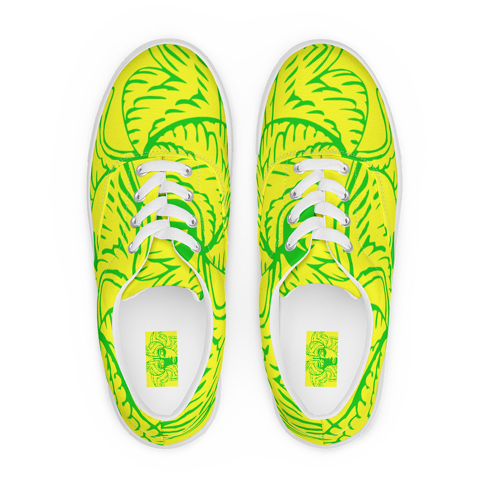 Thumbnail: Men’s lace-up canvas shoes