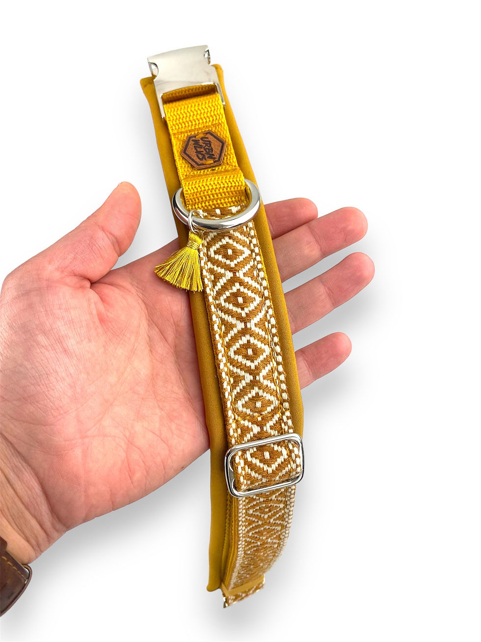 Miniaturbild: Summer Boho Halsband Verstellbar - Senfgelb